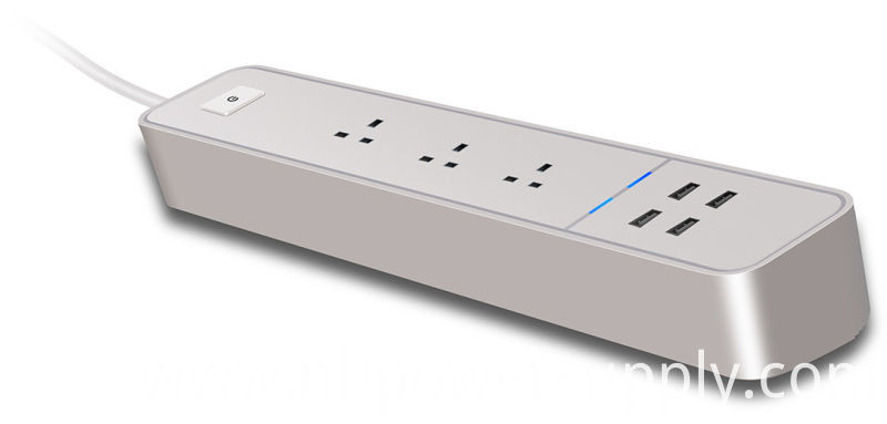 Electric Extension Socket Design with USB Power Strip